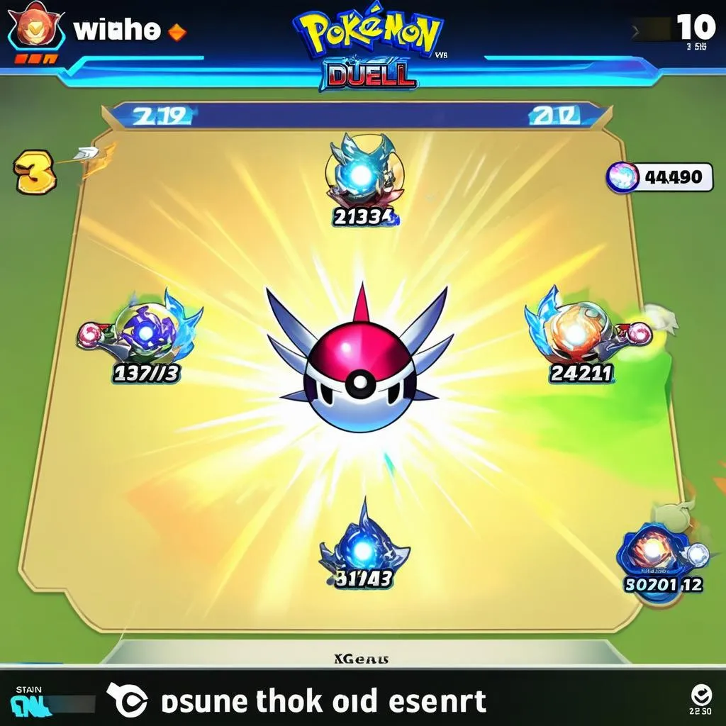 Pokemon Duel Gameplay