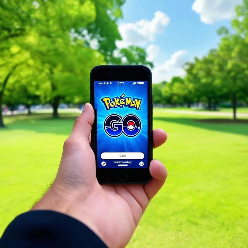 Chơi Pokemon Go trên điện thoại