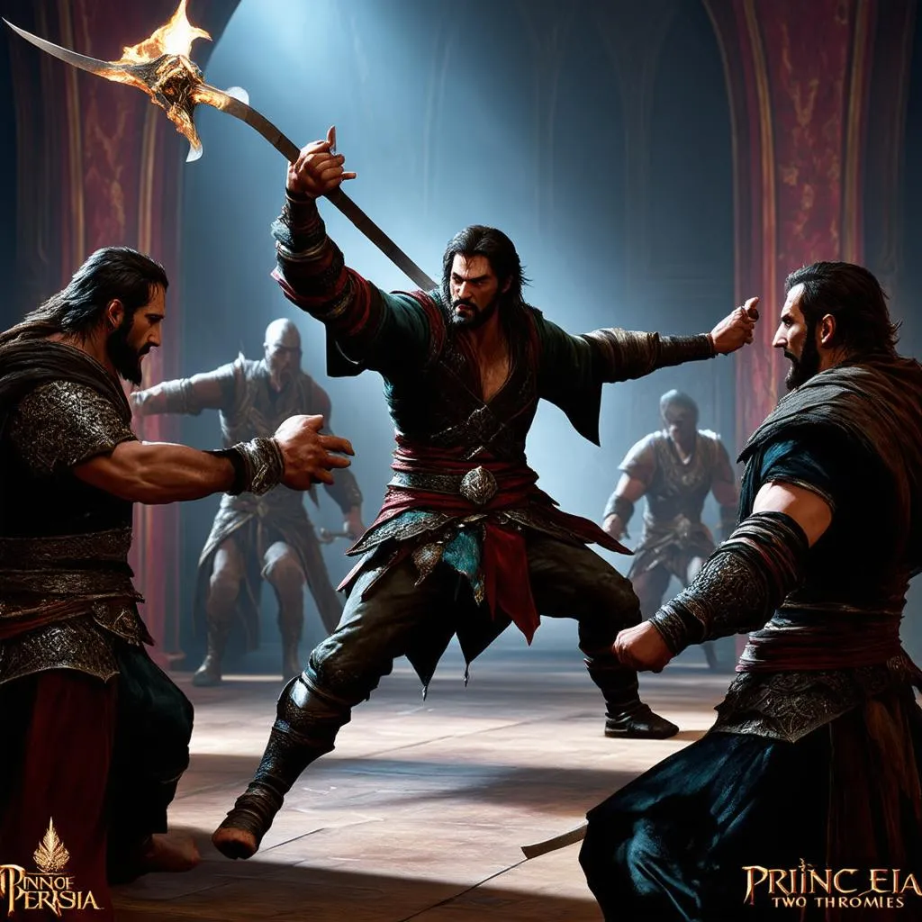 Màn đấu kiếm trong Prince of Persia: The Two Thrones