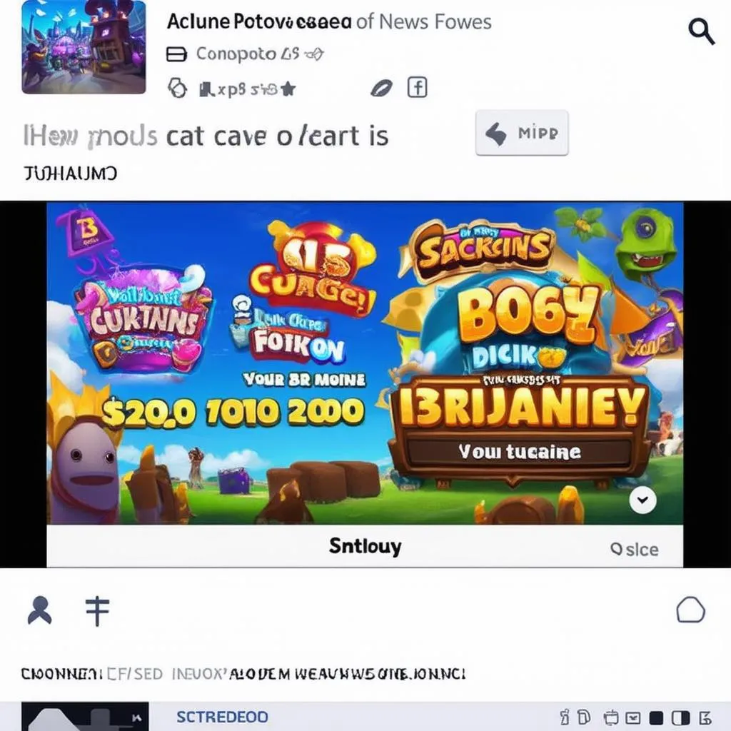 Quảng cáo game trên Facebook