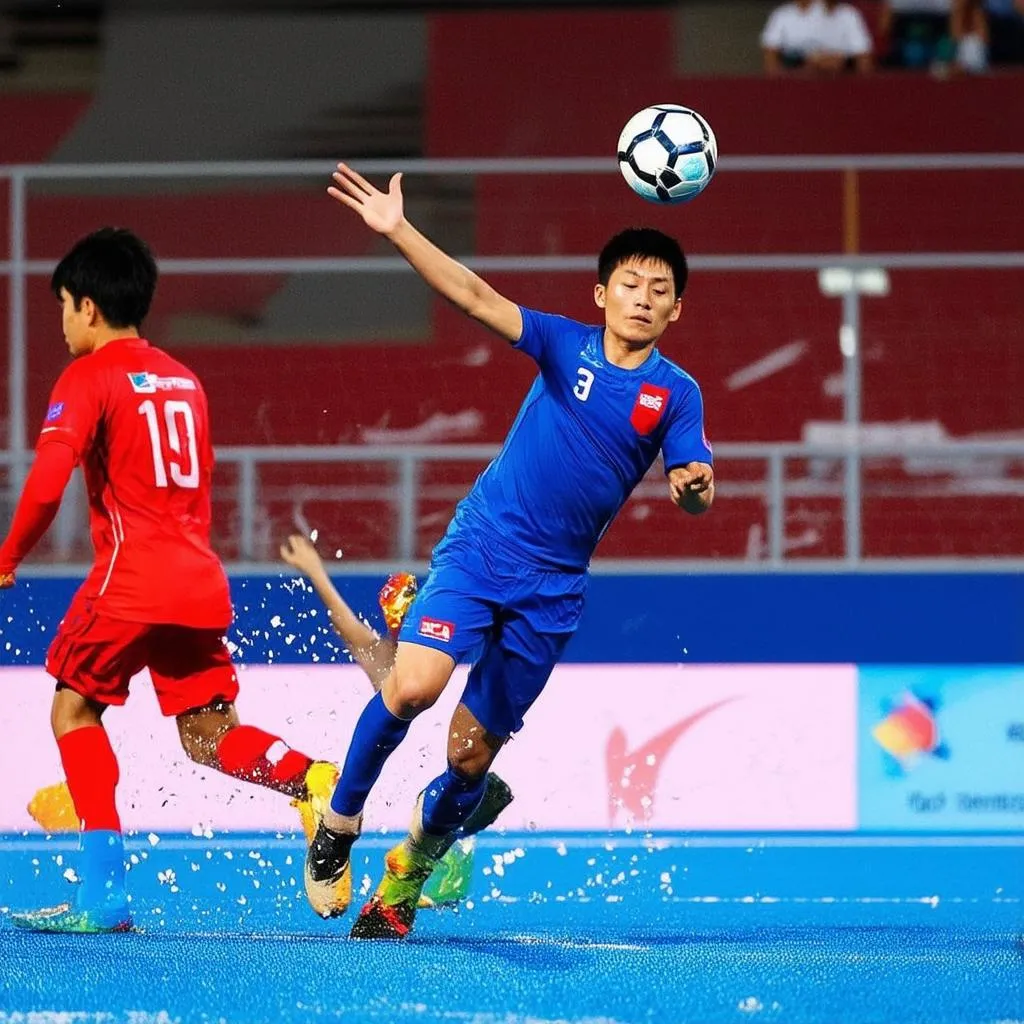 Quang Hải ghi bàn tại SEA Games 30