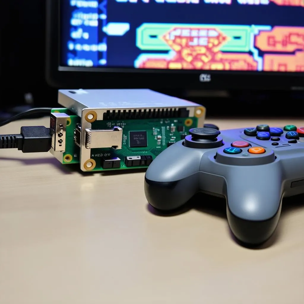 Raspberry Pi Zero kết nối tay cầm chơi game