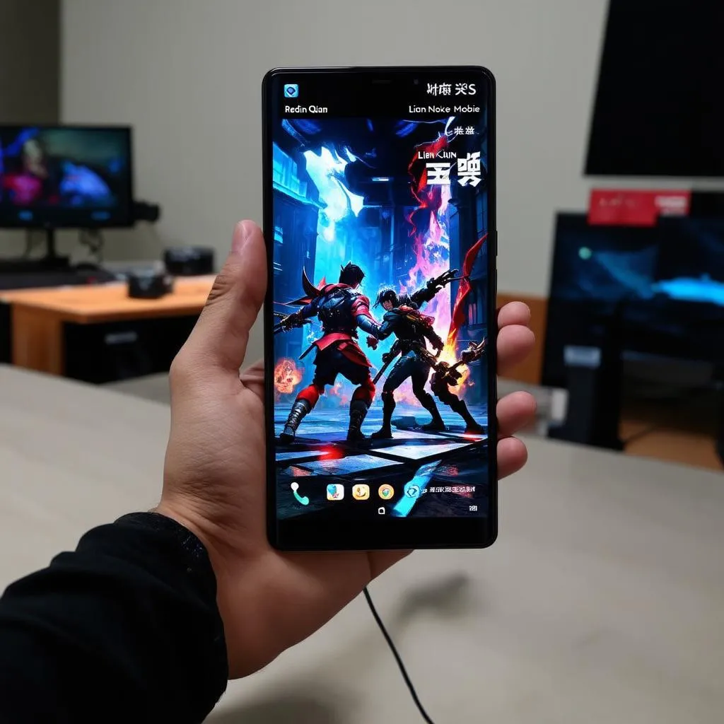 Redmi Note 9S Playing Lien Quan Mobile