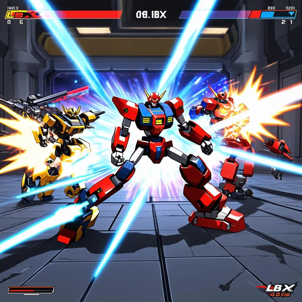 Robot chiến đấu trong game LBX 3D