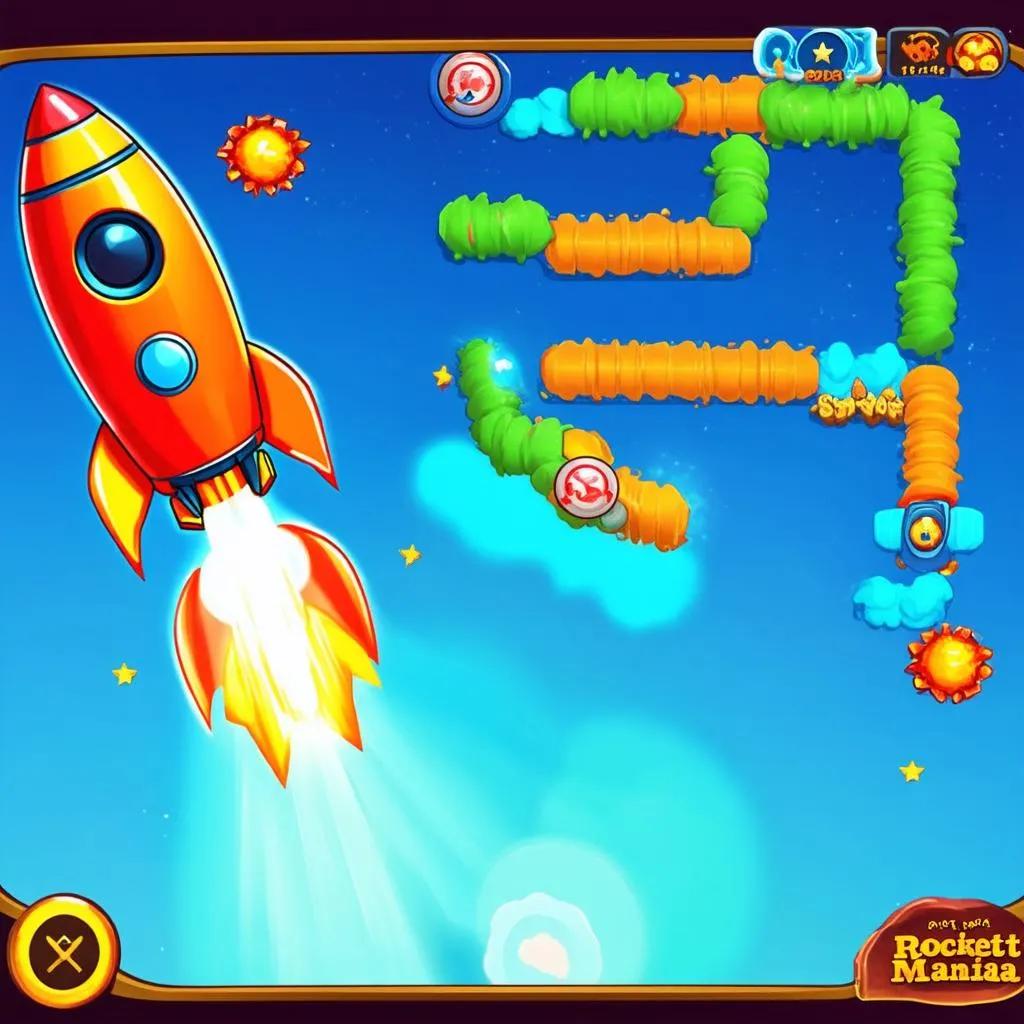 Rocket Mania Deluxe Gameplay