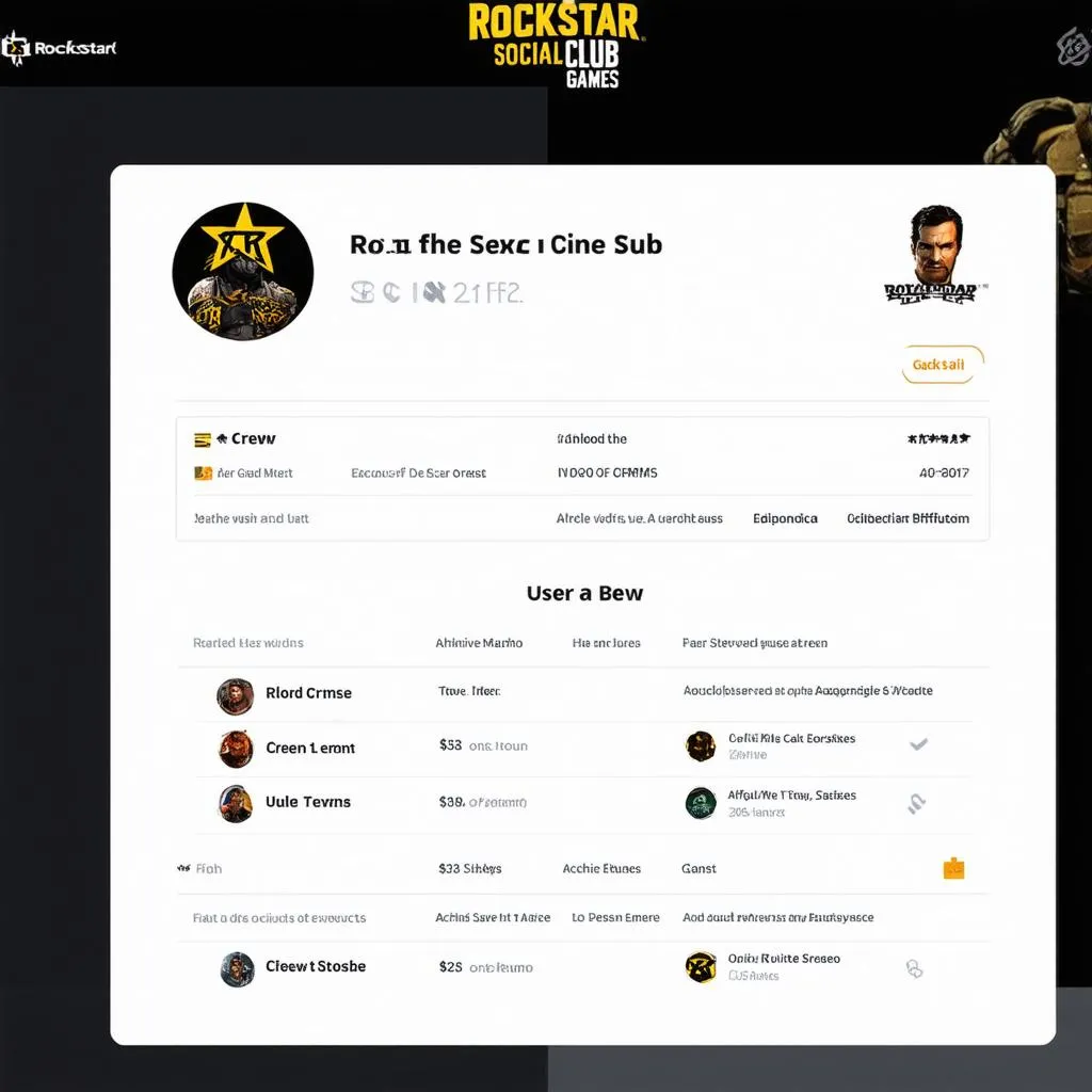 Trang cá nhân Rockstar Games Social Club