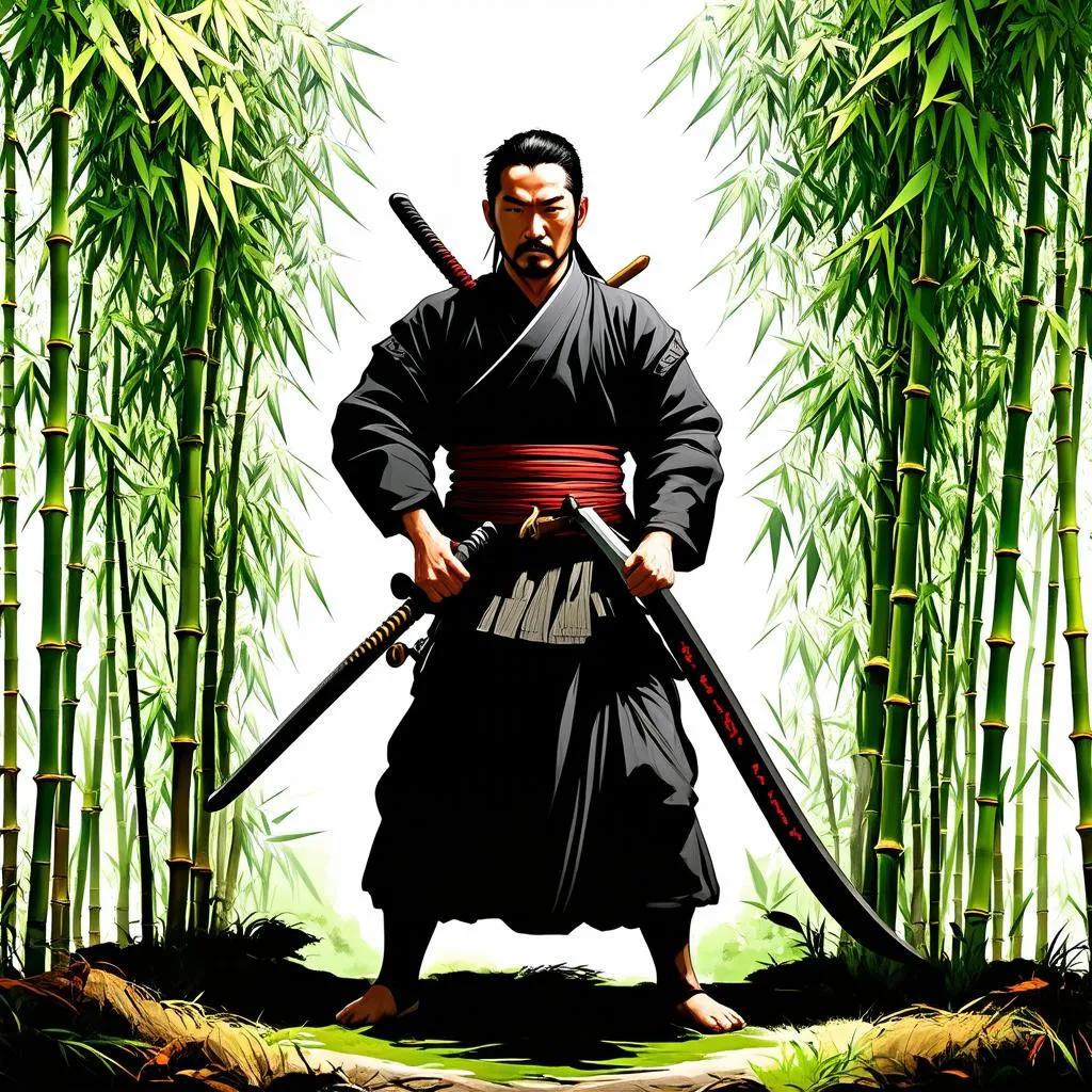 Samurai trong game Nhật Bản