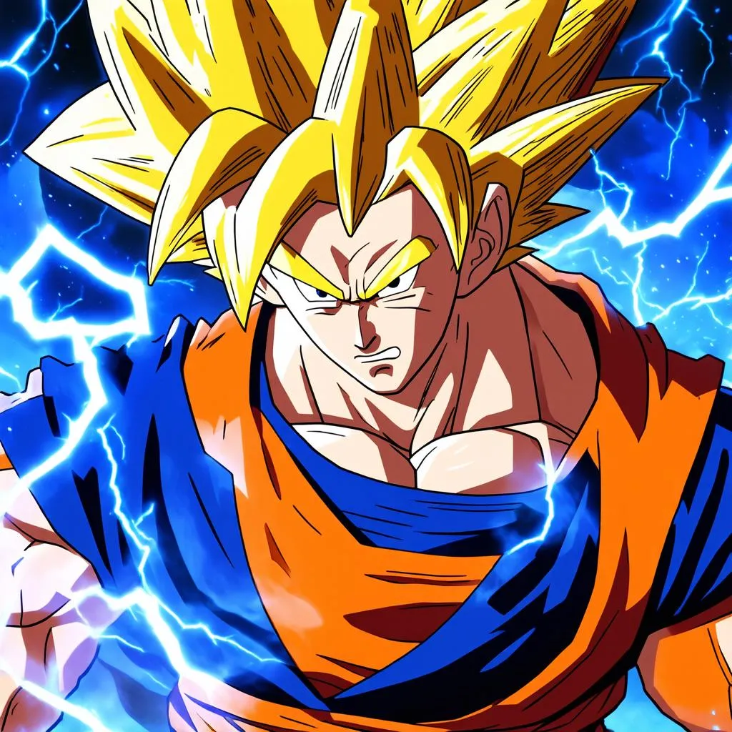 Goku Super Saiyan Transformation