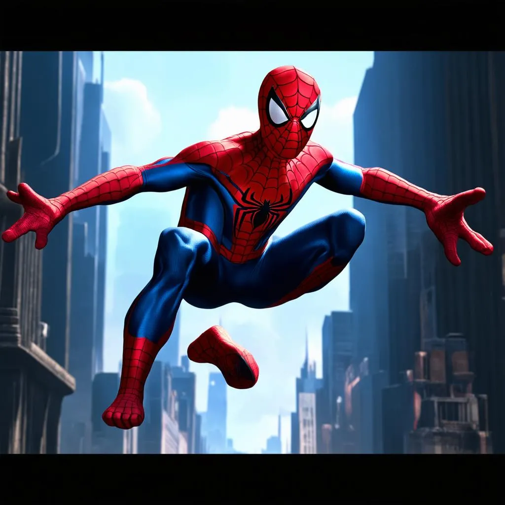 Gameplay screenshot of Spider-Man: Shattered Dimensions