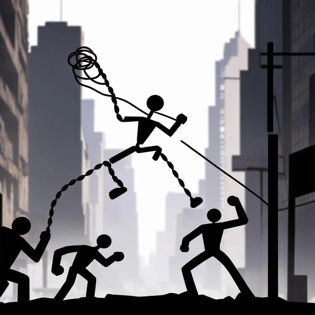 Stickman Fighting Enemies