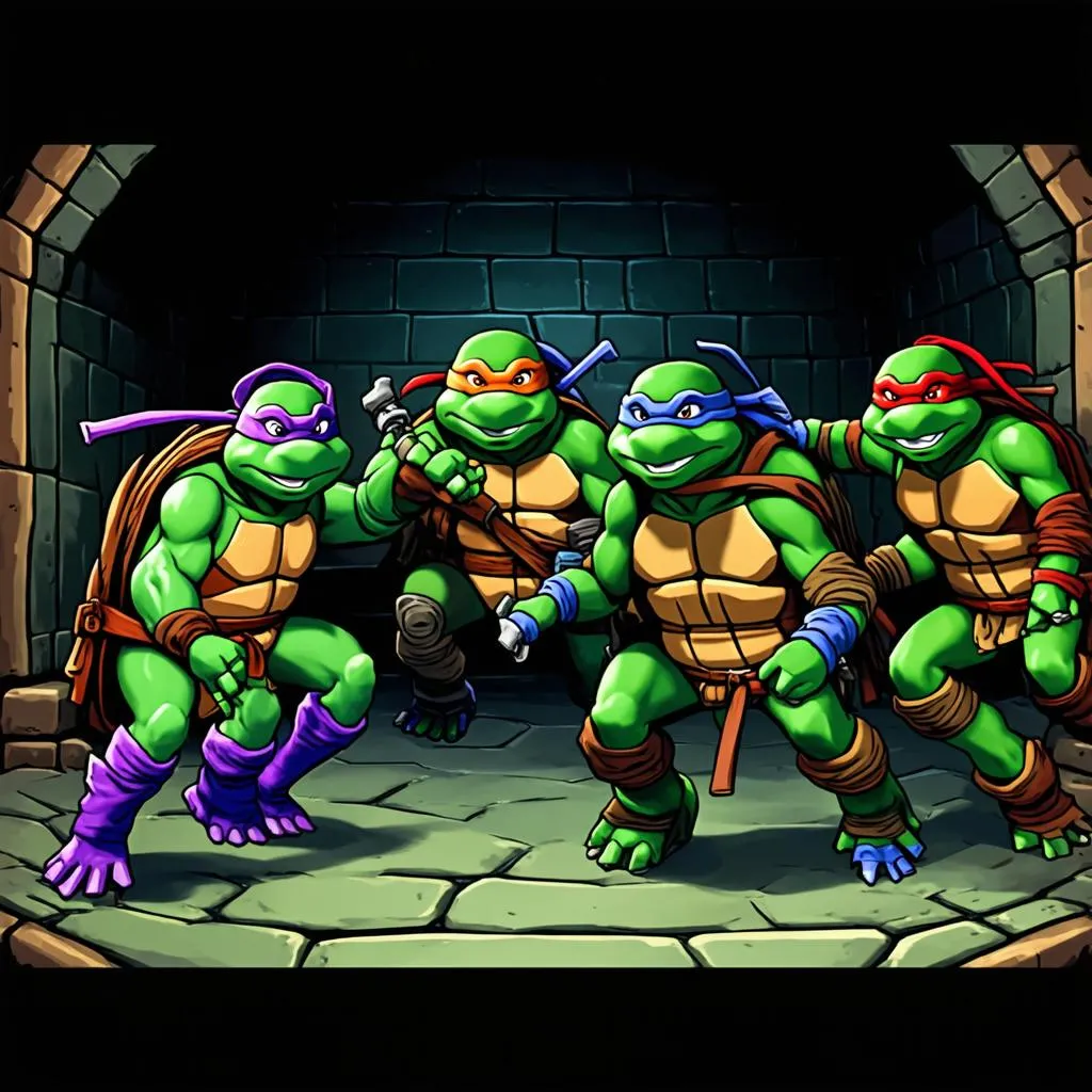 Teenage Mutant Ninja Turtles 2003 gameplay screenshot