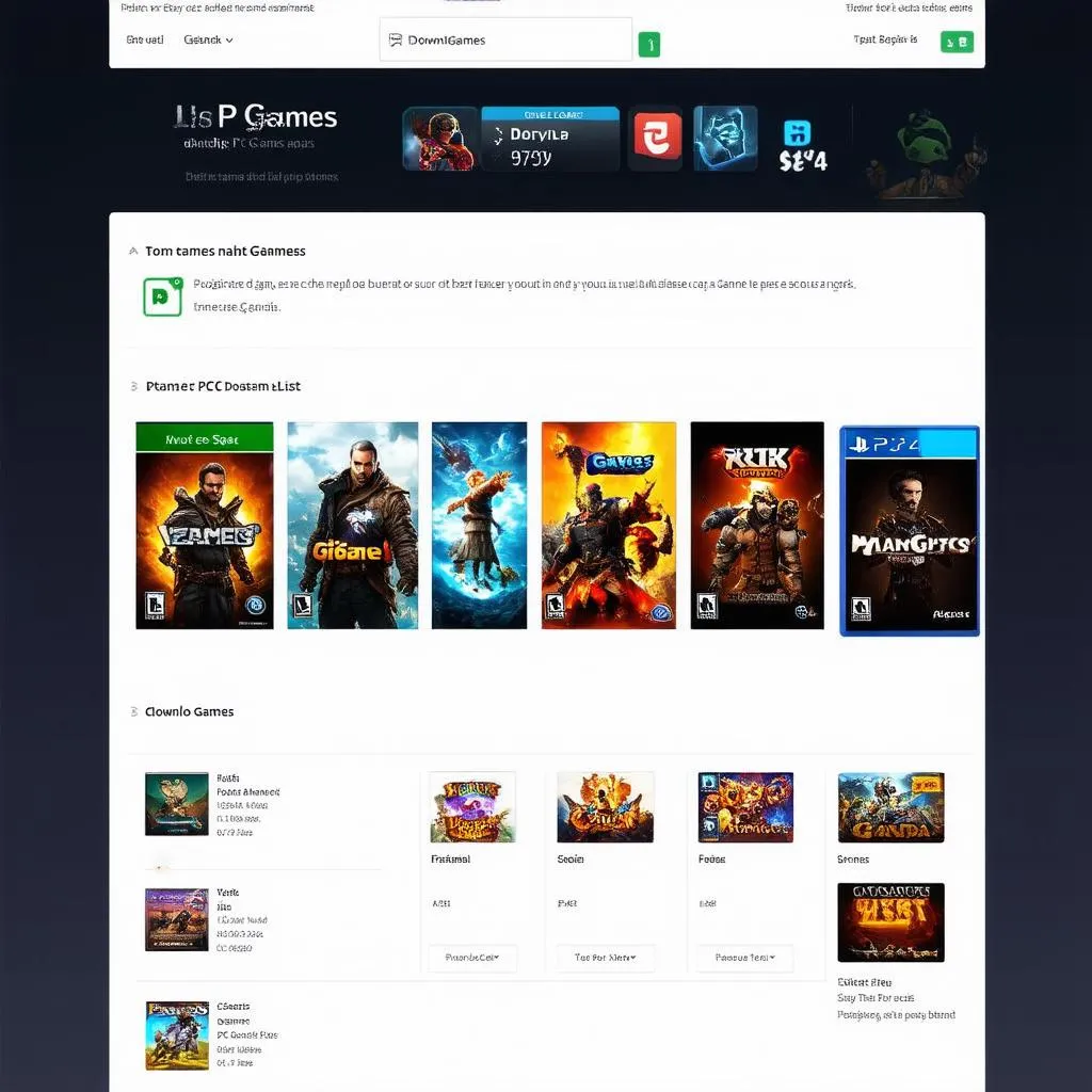 Website tải game PC uy tín