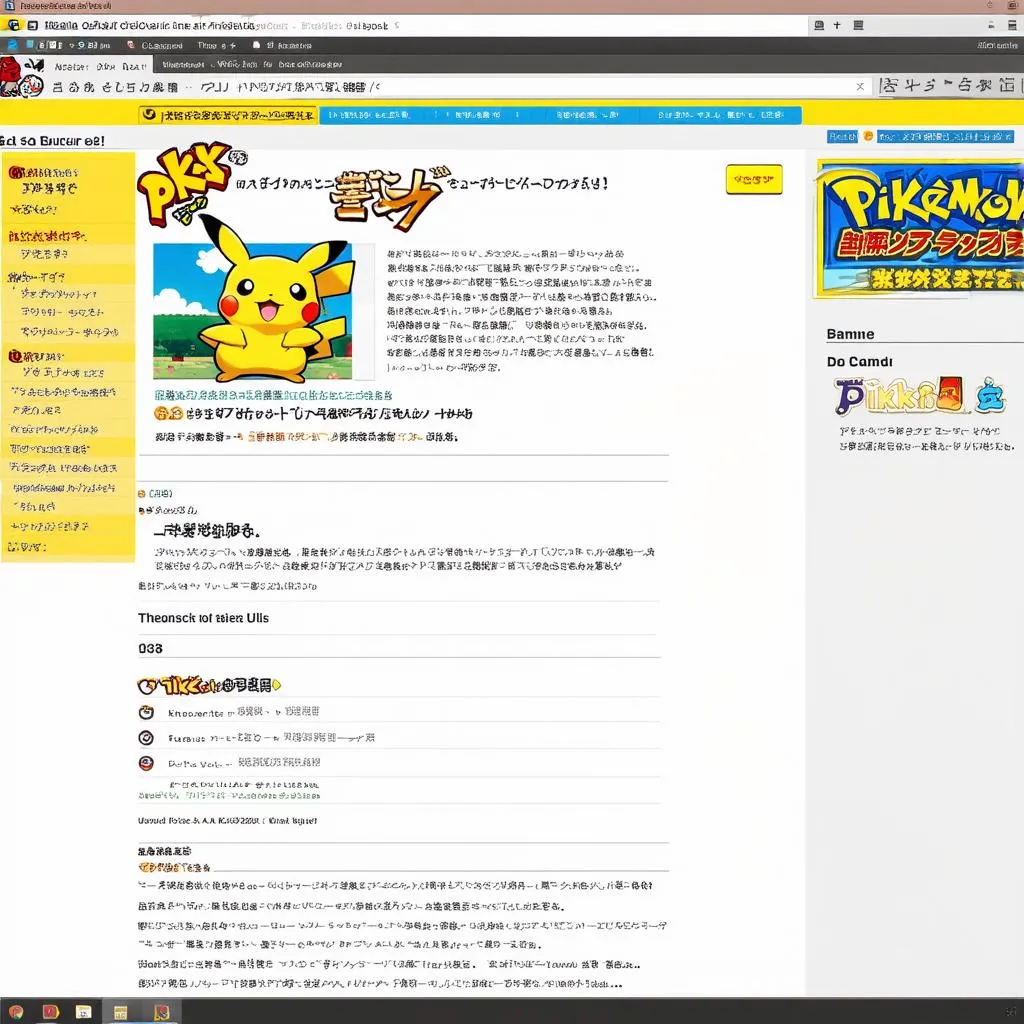 Tải game Pikachu 2003