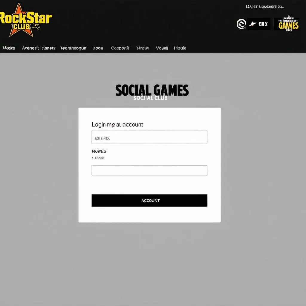 Rockstar Games Social Club Account