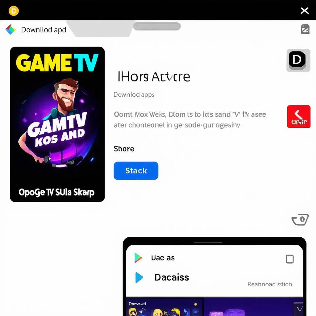 Tải Và Cài Đặt Game TV App