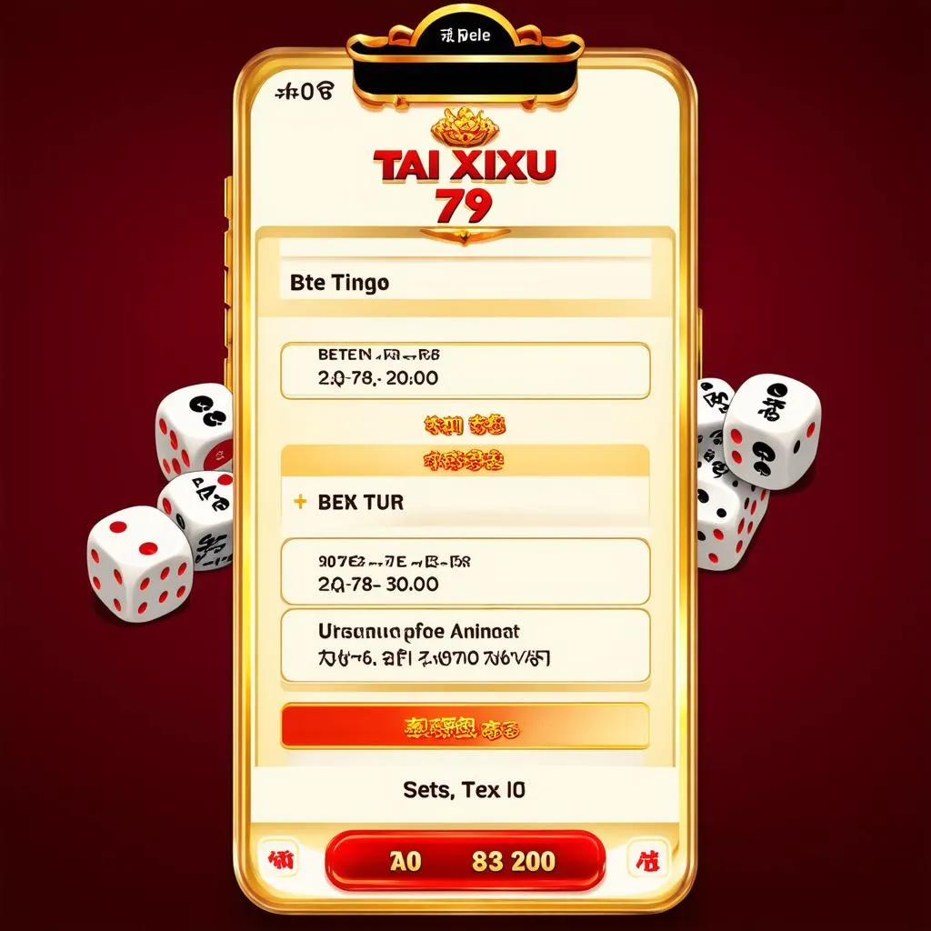 Giao diện game Tài Xỉu 79