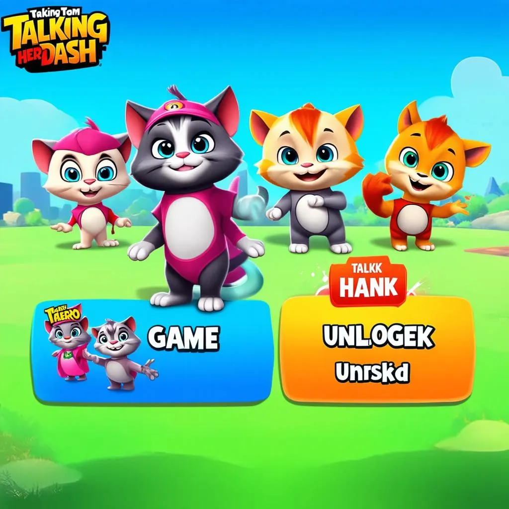 Talking Tom Hero Dash Characters