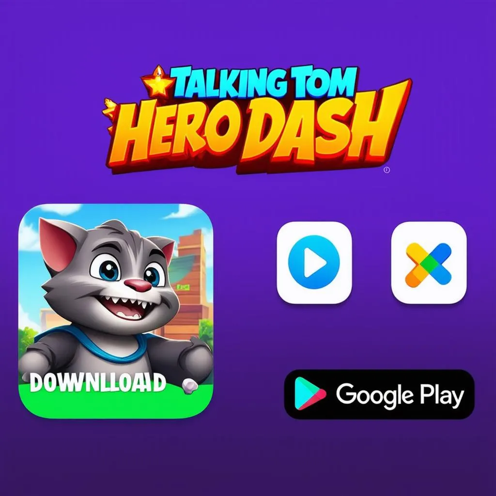 Download Talking Tom Hero Dash on App Store and Google Play