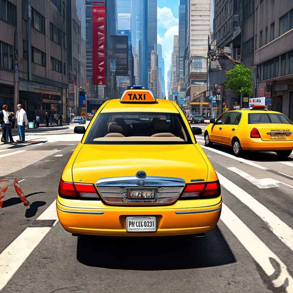 Taxi Game Screenshot