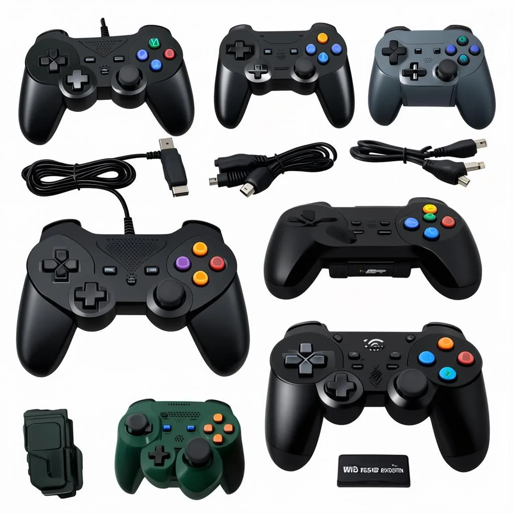 Different types of gamepads