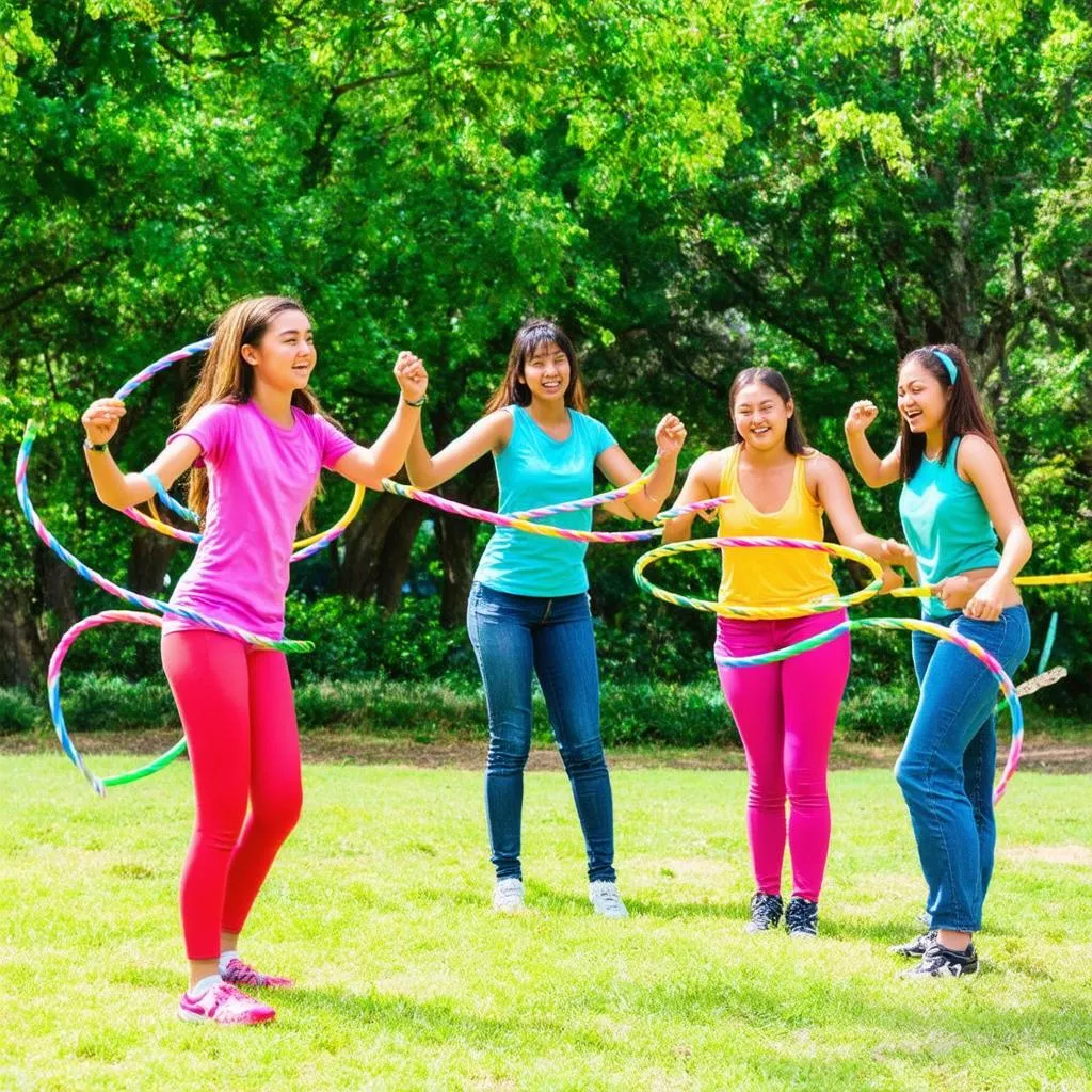 Hula Hoop Team Building