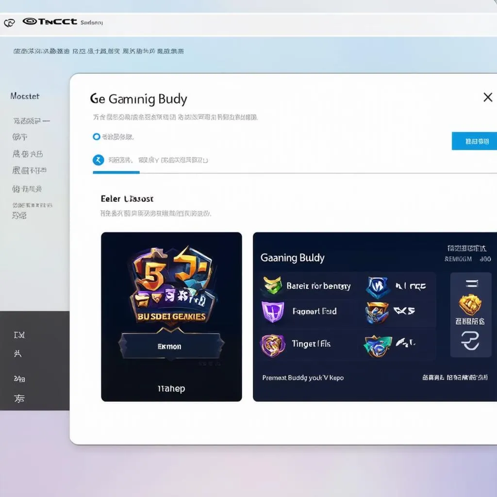 giao diện tencent gaming buddy