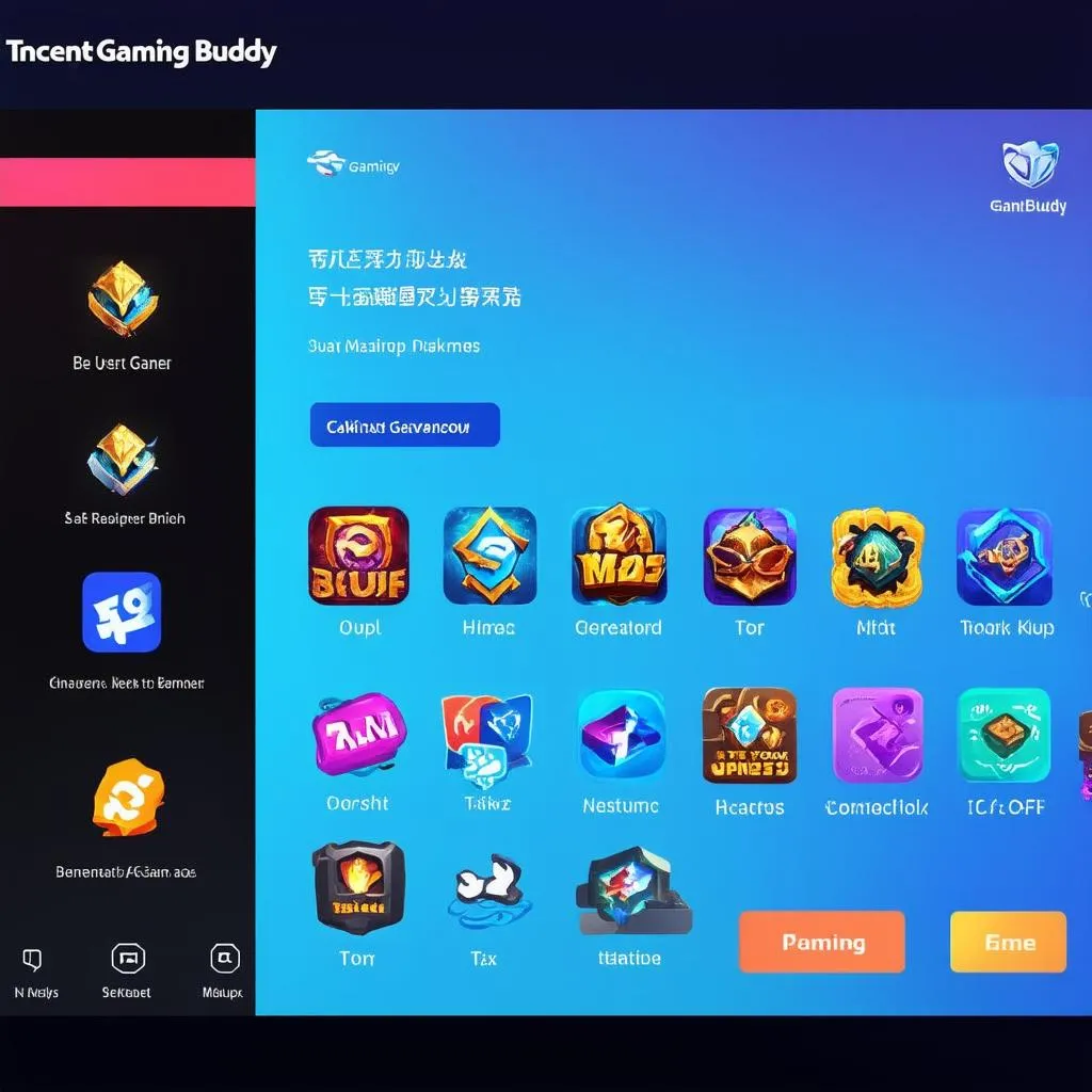 Tencent Gaming Buddy Giao Diện