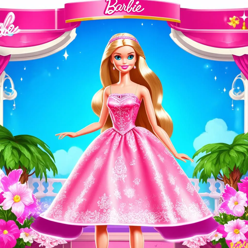 Thế giới ảo của game Barbie