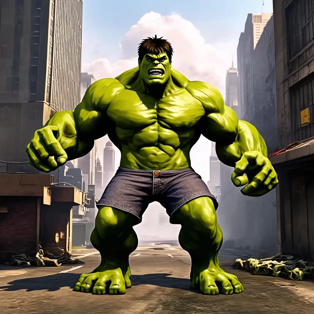 Gameplay of The Incredible Hulk