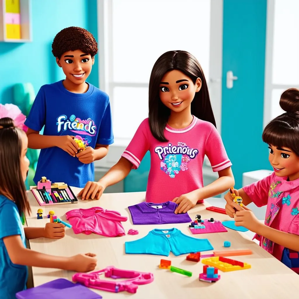 Thiết kế thời trang Lego Friends