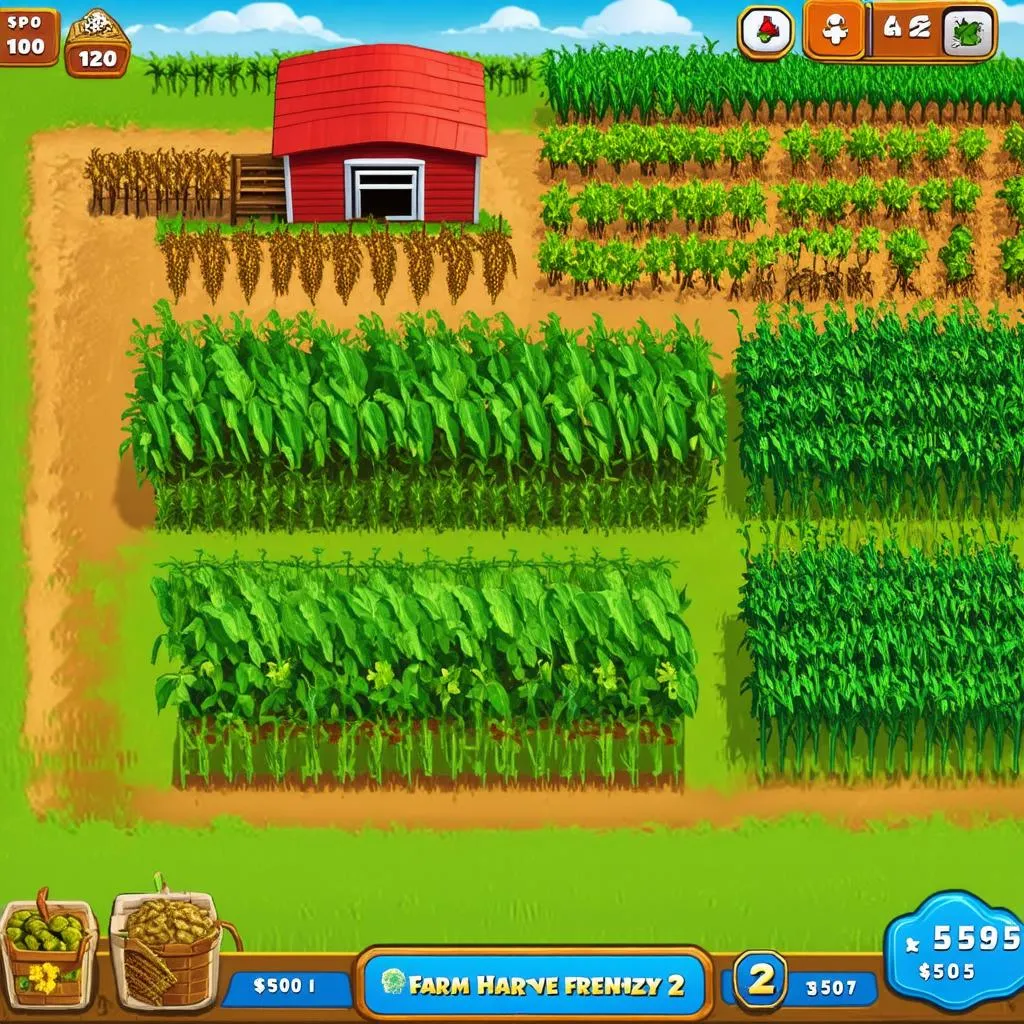 thu hoạch sản phẩm trong farm frenzy 2