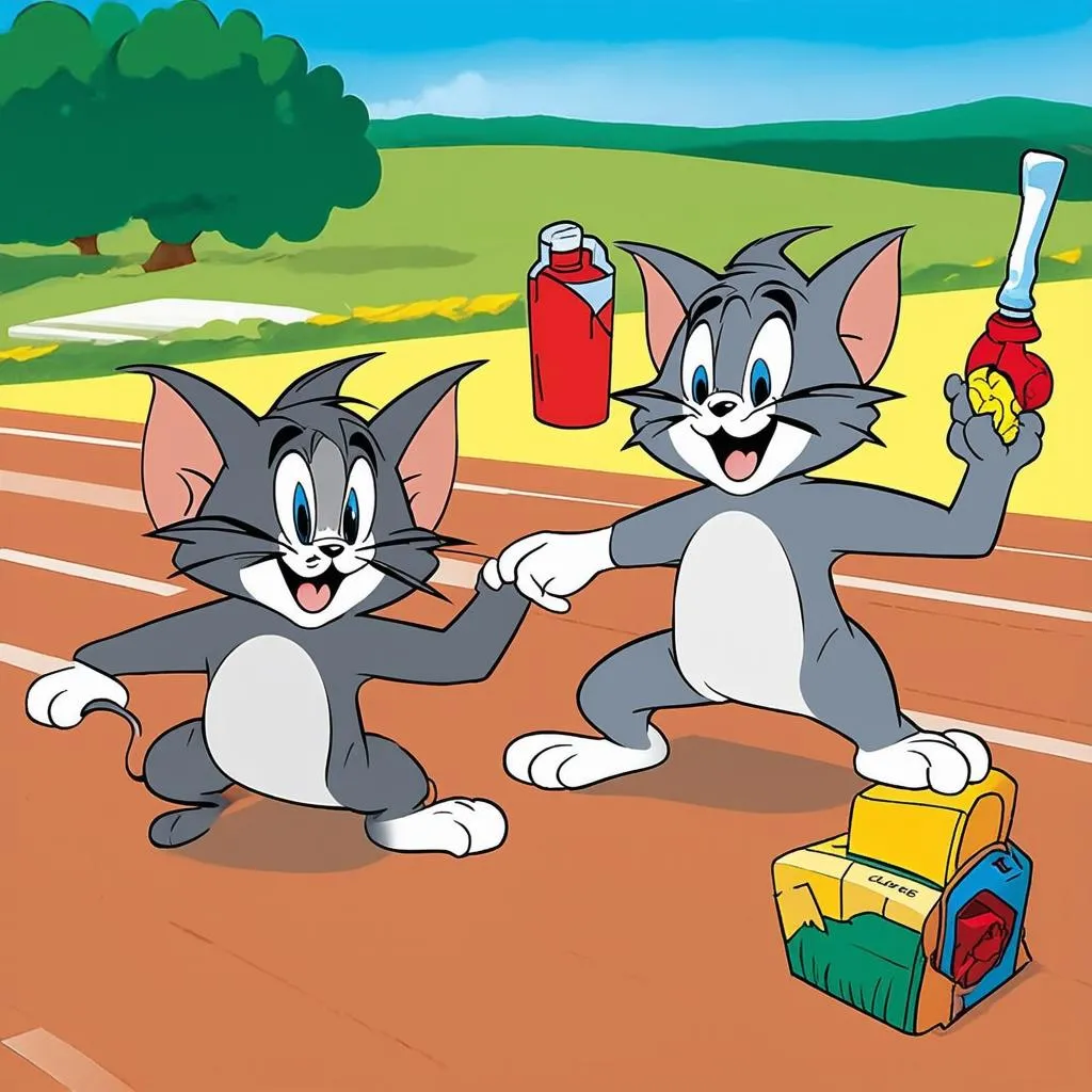 Tom và Jerry vượt chướng ngại vật