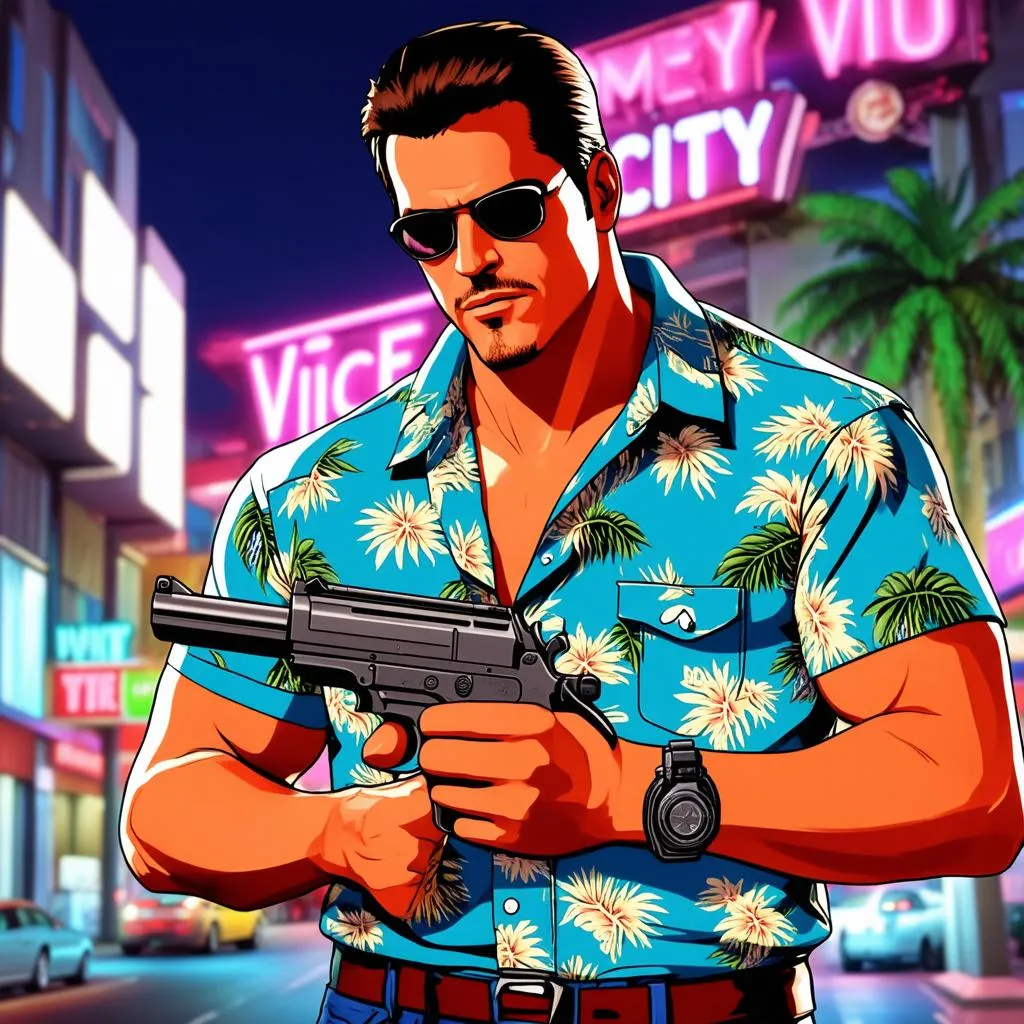 Tommy Vercetti trong game GTA Vice City