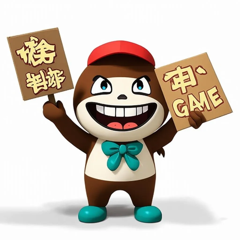 Mascot Manabu trong Tomodachi Game