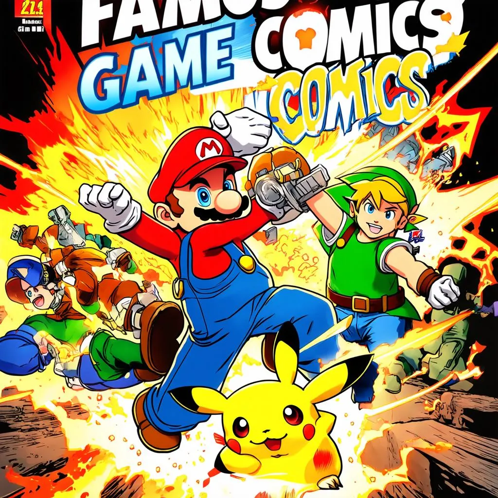 Famous game comics