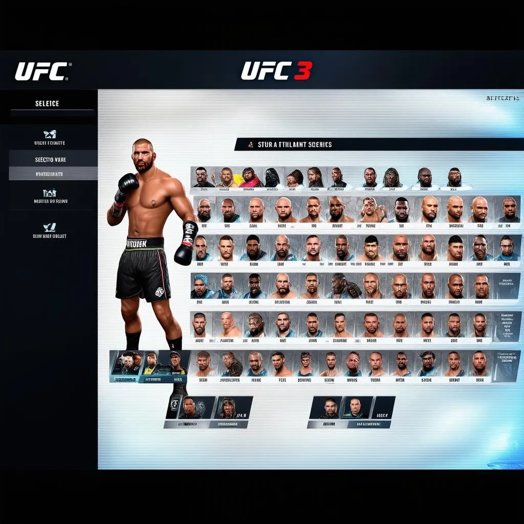 UFC 3 Character Selection