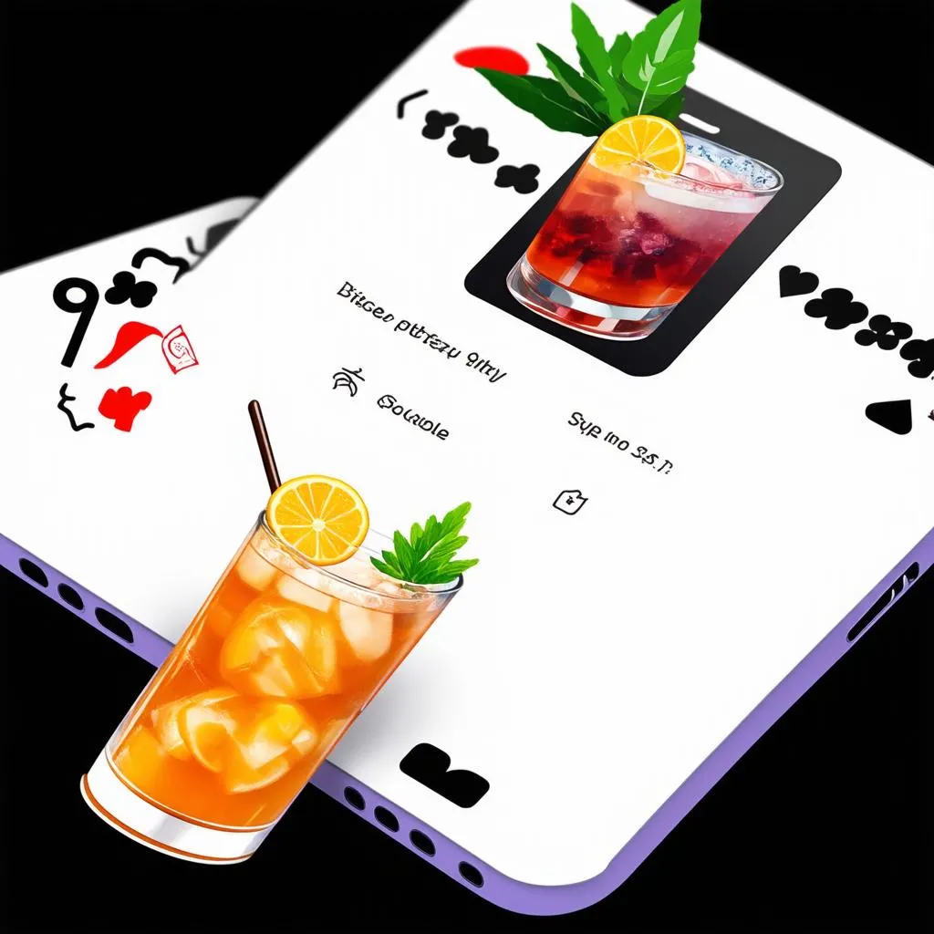 Ứng dụng game pha chế cocktail