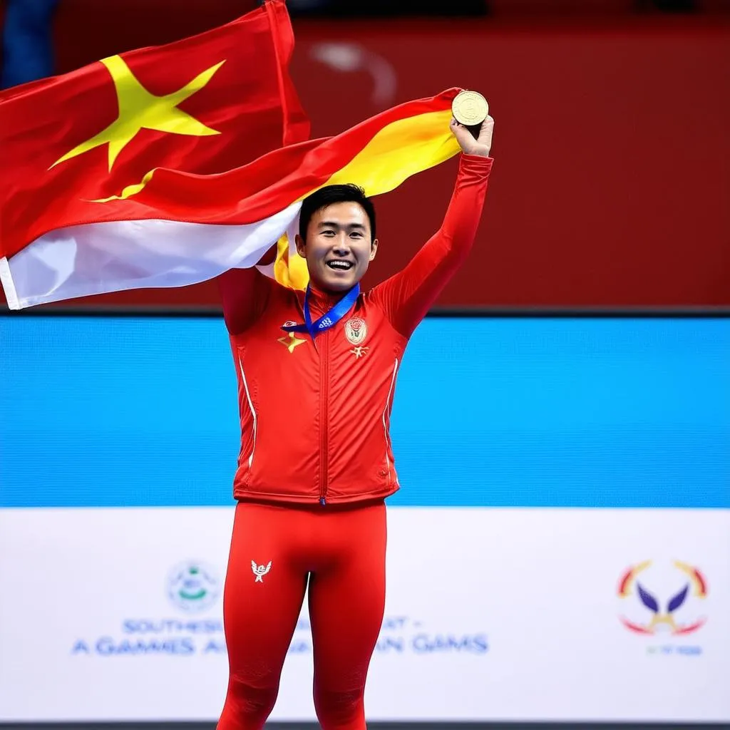 Vận động viên Việt Nam giành Huy chương Vàng SEA Games 30