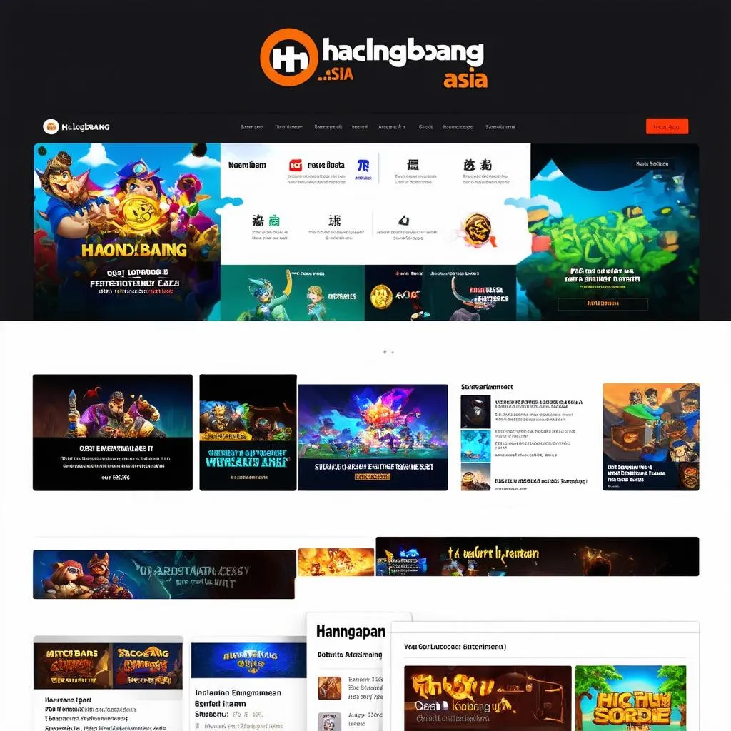 Giao diện web haclongbang.asia