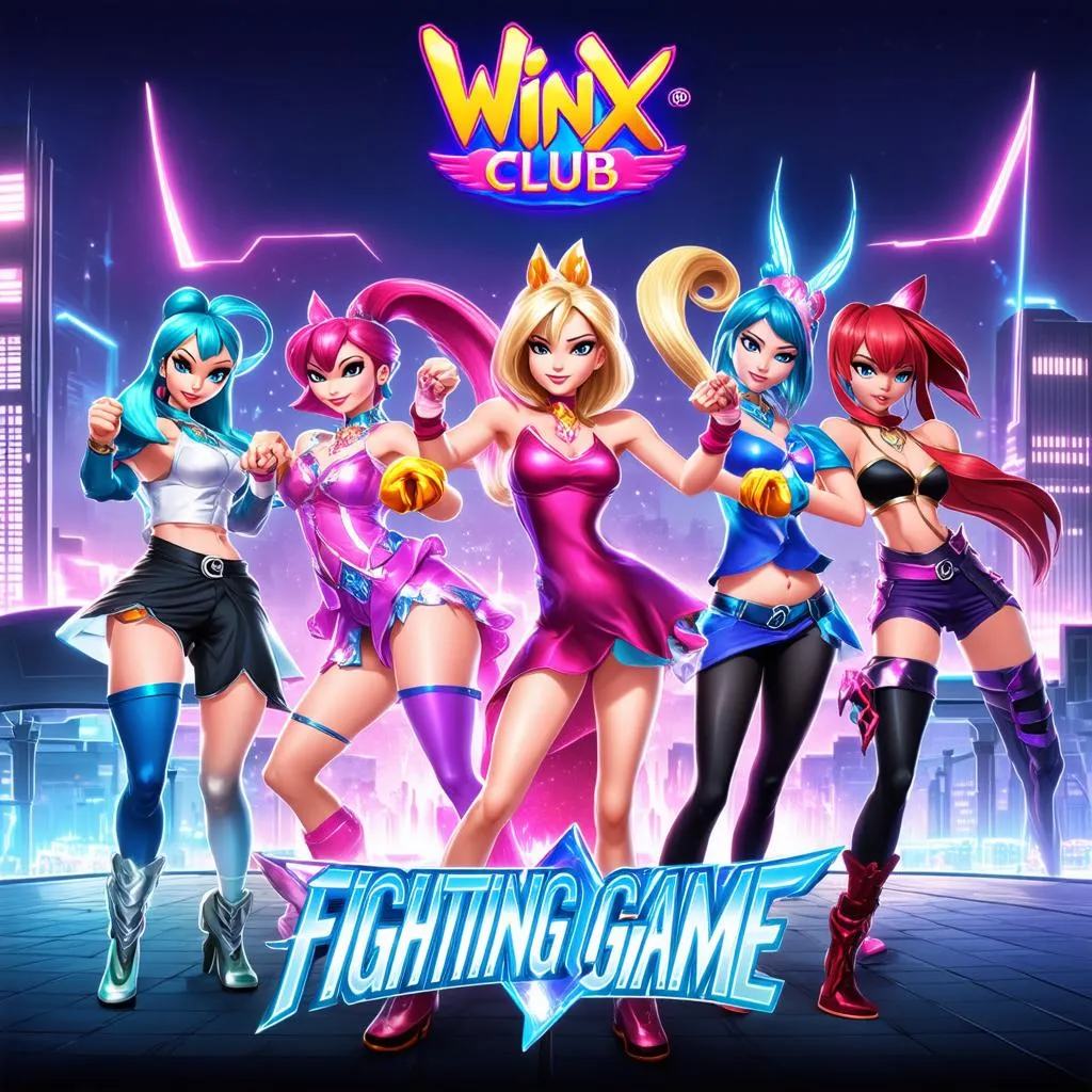 Poster Winx Club Fighting Games