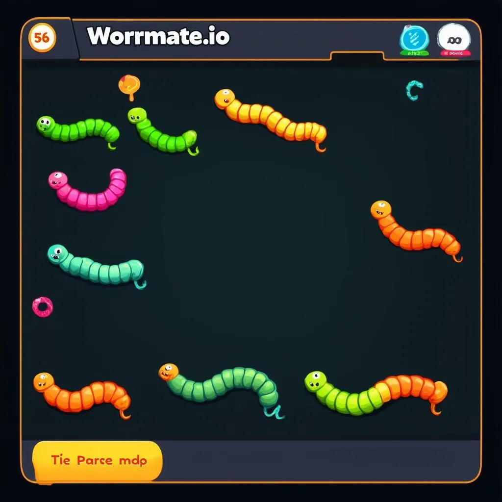 Giao diện game Wormate.io