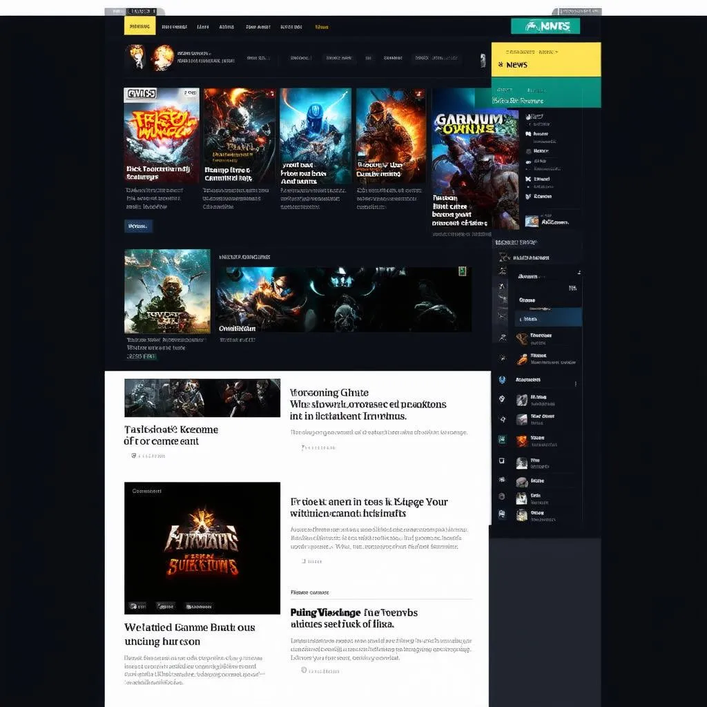 WP Gaming Theme - Giao diện