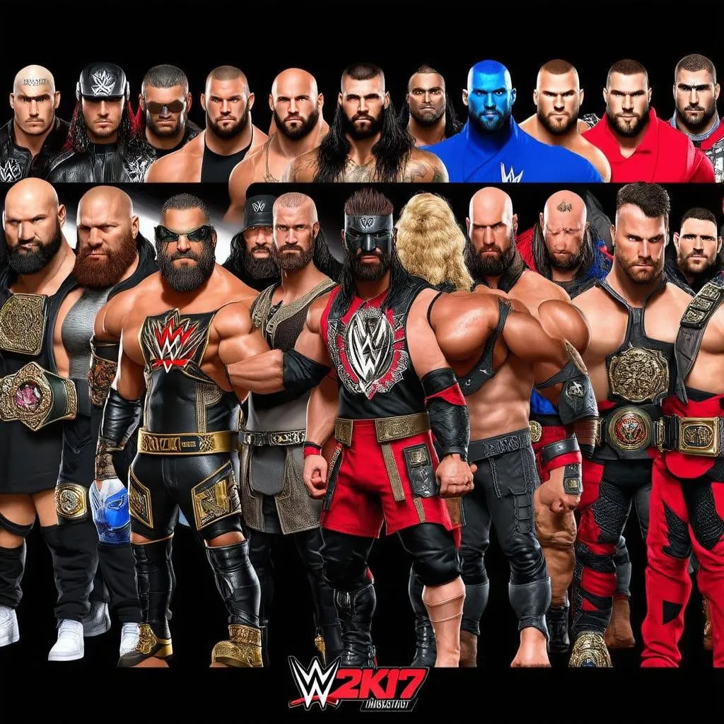 WWE 2K17 Roster