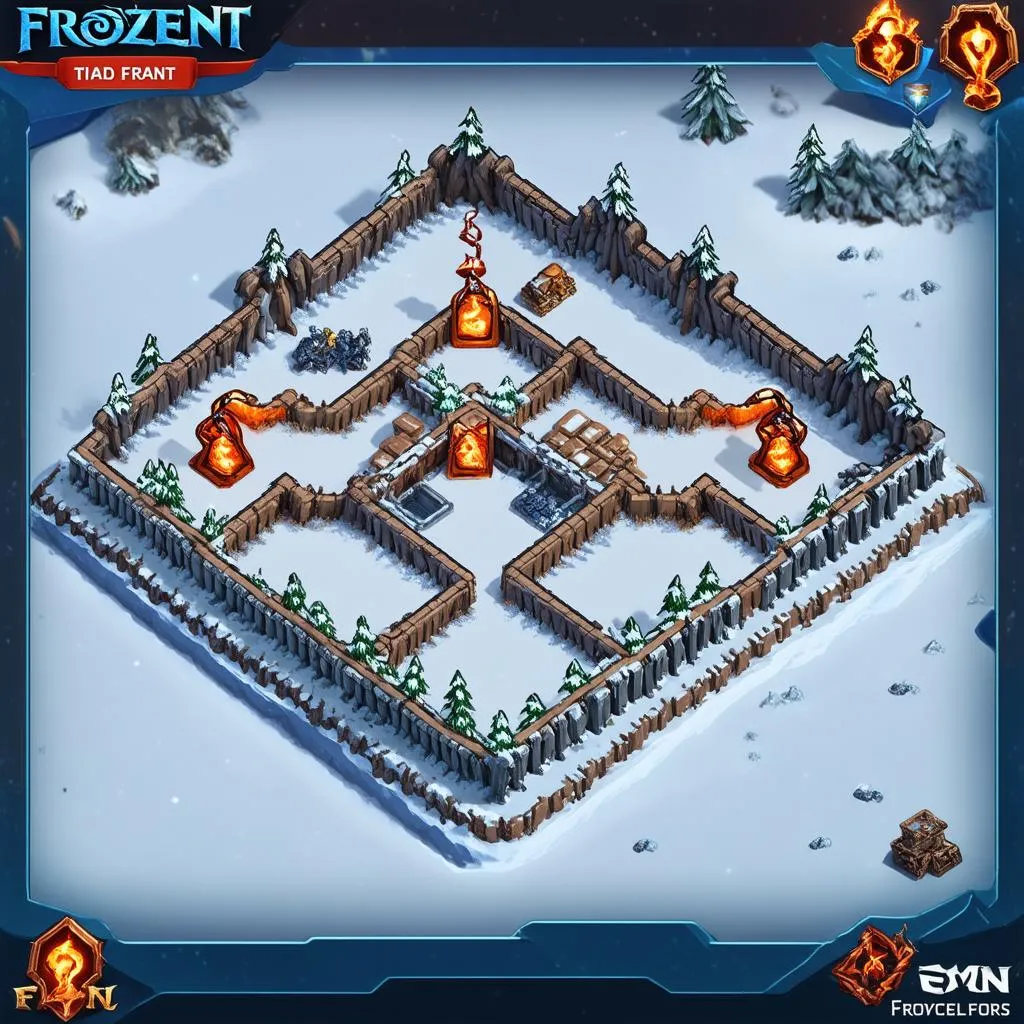 xây dựng căn cứ trong game frozen front