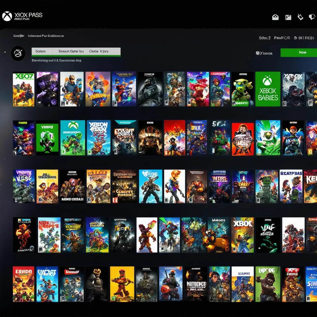 Thư viện game Xbox Game Pass