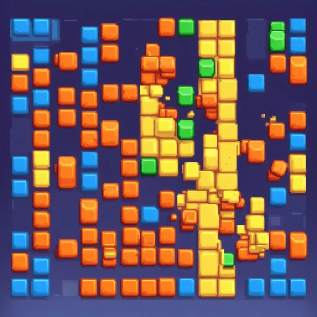 Chơi game xếp gạch Tetris