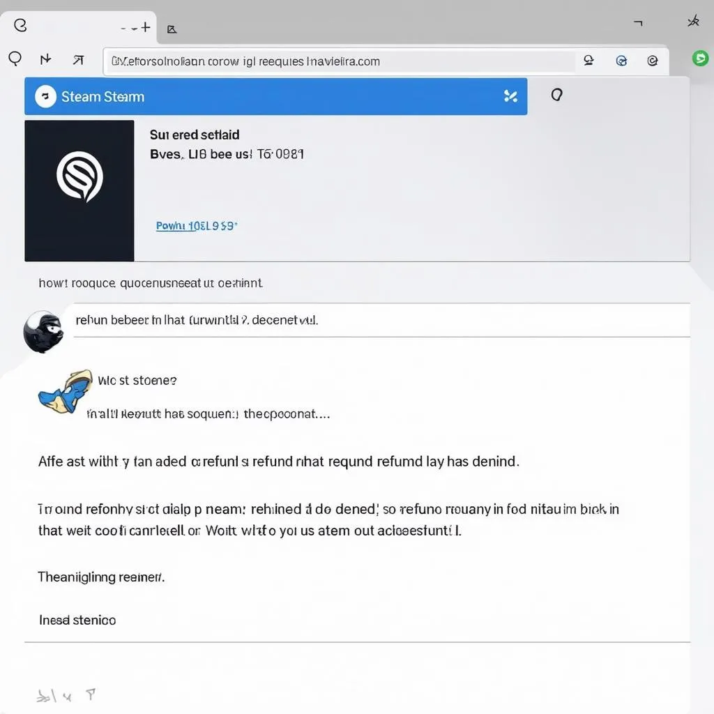 Yêu cầu hoàn tiền Steam bị từ chối