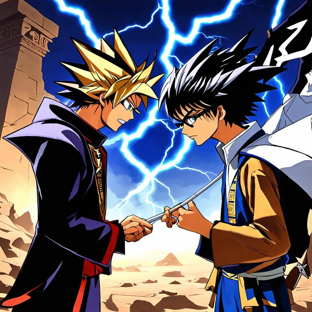 Yugi and Kaiba Epic Duel