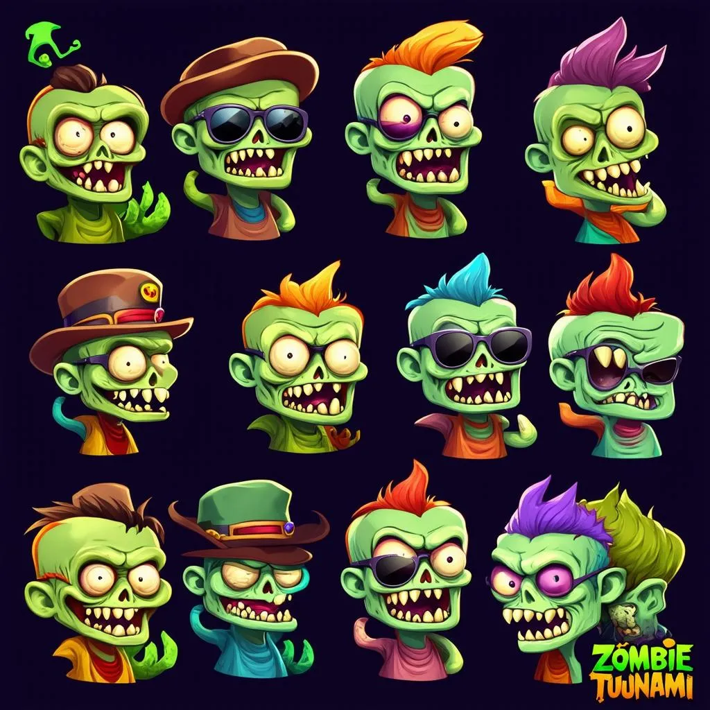 Zombie Tsunami Characters