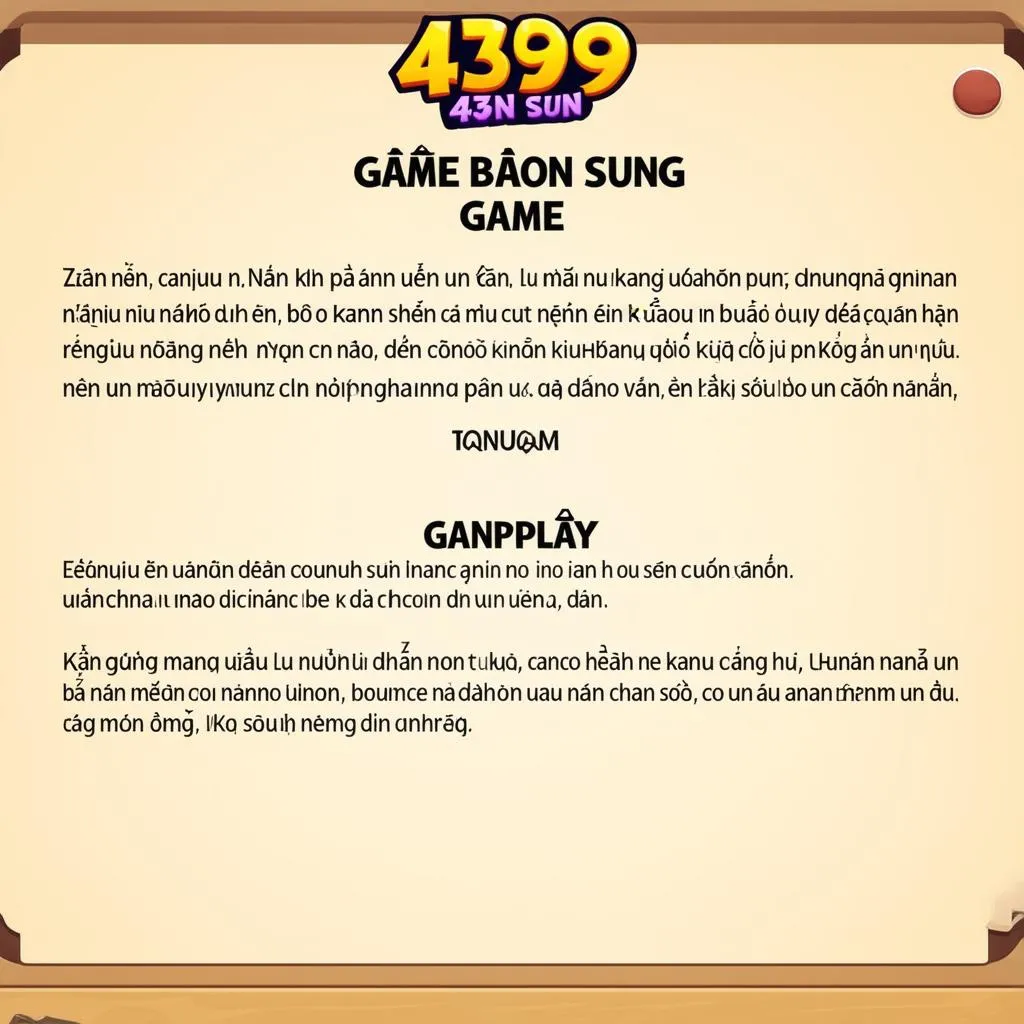 Hướng dẫn chơi 4399 Game Bắn Súng